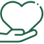 Symbol einer Hand für Handarbeit